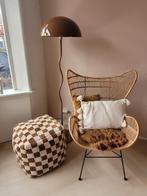HKliving Bohemian Egg Chair Rotan - ZGAN!, Huis en Inrichting, Ophalen, Zo goed als nieuw, 75 tot 100 cm, Riet of Rotan