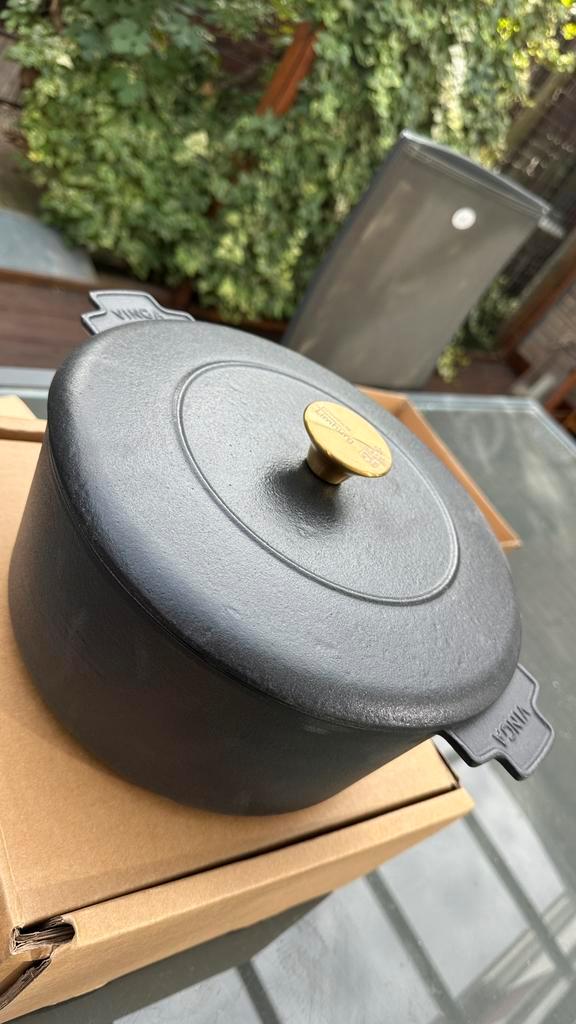 Monte Heritage Kookpot 5.5 Liter - Zwart (NIEUW), Huis en Inrichting, Keuken | Potten en Pannen, Nieuw, Koekenpan of Braadpan