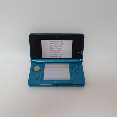 Nintendo 3DS Blauw incl. Oplader in Zeer Nette Staat, Spelcomputers en Games, Games | Nintendo DS, Zo goed als nieuw, 1 speler