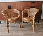 Rotan kinderstoeltjes vintage boho stoelen, Huis en Inrichting, Stoelen, Ophalen, Gebruikt, Twee, Vintage boho