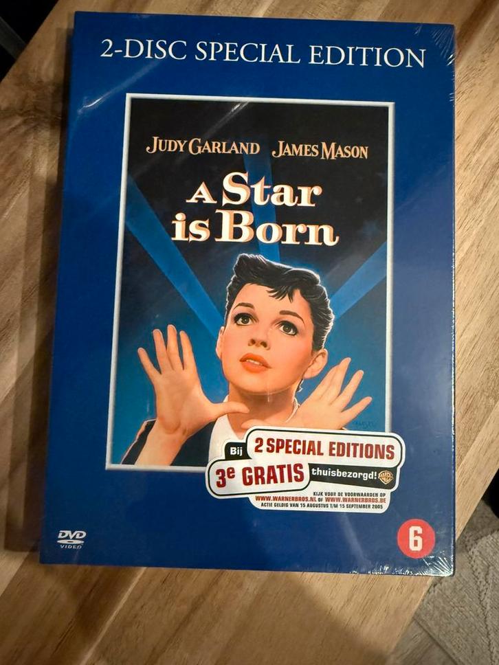 A Star is Born, Judy Garland, James Mason, 2 dvd-box in seal, Cd's en Dvd's, Dvd's | Klassiekers, Zo goed als nieuw, Drama, 1980 tot heden