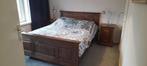 Bed en nachtkastjes 140 bij 200, Huis en Inrichting, Ophalen, Gebruikt, Tweepersoons, 140 cm