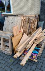 Gratis, pallets en los hout, Doe-het-zelf en Verbouw, Ophalen, Gebruikt, Pallet, Minder dan 200 cm