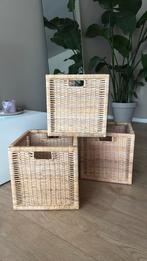 Ikea branäs - rieten manden, Gebruikt, Mand, Vierkant, Ophalen of Verzenden