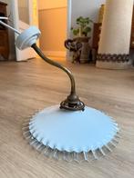 Vintage Franse wandlamp opaline, Ophalen of Verzenden, Gebruikt, Glas