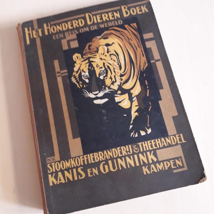 Het Honderd Dieren Boek  -   uitgave Kanis & Gunnink, Boeken, Prentenboeken en Plaatjesalbums, Gelezen, Plaatjesalbum, Verzenden