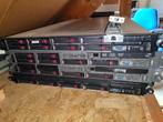 2x hp dl380 G6 en 2x G5 compleet met rack, geheugen en hd, Computers en Software, Servers, Ophalen, Gebruikt, 2 tot 3 Ghz, 512 GB