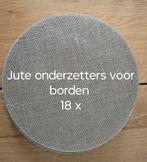 18 Jute Placemats - Nieuw!, Ophalen of Verzenden, Nieuw, Bord