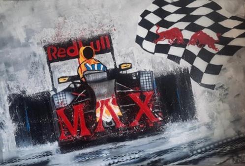 max verstappen schilderij, Antiek en Kunst, Kunst | Schilderijen | Modern, Ophalen of Verzenden