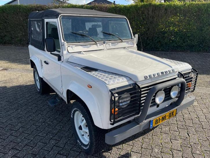 Land Rover 90 2.5 TD ST WGN 4WD 1988 Wit, Auto's, Land Rover, Particulier, 4x4, Radio, Trekhaak, Defender, Diesel, SUV of Terreinwagen