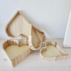 NIEUW houten doosje kistje hout romantisch hartje landelijk, Ophalen of Verzenden, Nieuw