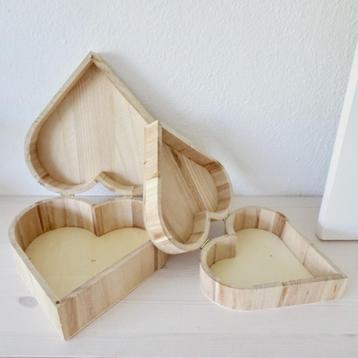 NIEUW houten doosje kistje hout romantisch hartje landelijk beschikbaar voor biedingen