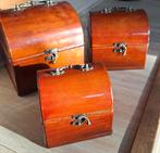 Houten Sierkistjes - Set van 3, Minder dan 50 cm, Gebruikt, Minder dan 50 cm, Ophalen of Verzenden