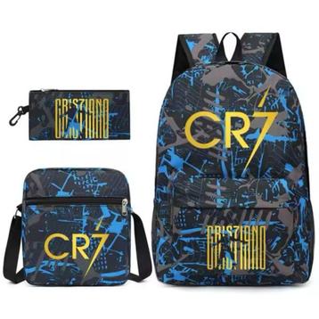 Cristiano Ronaldo CR7 School Rugzak | Schoudertas Etui Blauw beschikbaar voor biedingen