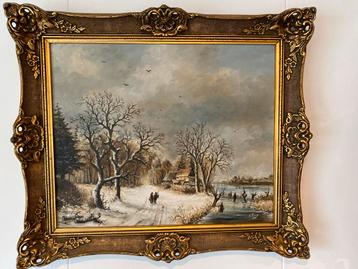 Olieverfschilderij beschikbaar voor biedingen