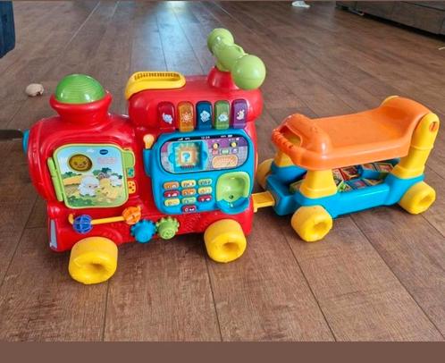 VTech 3-in-1 Trein Loopwagen, Kinderen en Baby's, Speelgoed | Babyspeelgoed, Gebruikt, Overige typen, Met licht, Met geluid, Met wieltjes