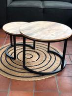 Leenbakker bijzet tafeltjes nieuw prijs +/- €139,00, Rond, Zo goed als nieuw, Minder dan 50 cm, 50 tot 100 cm