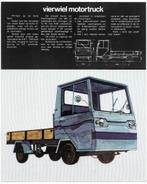 Gazelle truckbouw vierwiel motortruck leaflet folder (A3536), Boeken, Vervoer en Transport, Vrachtwagen, Ophalen of Verzenden