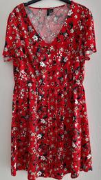 Helderrode jurk met witte bloemetjes Vero Moda maat L, Kleding | Dames, Vero Moda, Maat 42/44 (L), Nieuw, Ophalen of Verzenden