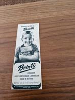 026 Papieren Advertentie Brinta, Ophalen of Verzenden, 1940 tot 1960, Knipsel(s)