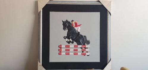 Schilderij Springende Ruiter, Antiek en Kunst, Kunst | Schilderijen | Modern, Ophalen