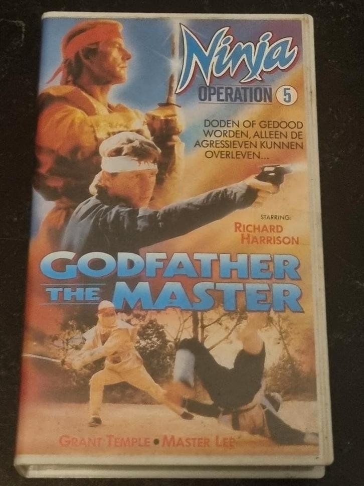 Ninja Operation 5 - Godfather The Master VHS, Cd's en Dvd's, VHS | Film, Gebruikt, Actie en Avontuur, Alle leeftijden, Ophalen of Verzenden