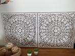 2x Bohemian wanddecoratie / wandpaneel, Huis en Inrichting, Ophalen, Zo goed als nieuw