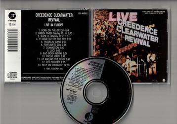 CREEDENCE CLEARWATER REVIVAL CD Live in Europe beschikbaar voor biedingen