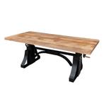 Mangohouten Blad Mango Hout 220x100 cm Tafelblad Plank Mango, Info@dehanzeherten.nl, 100 tot 150 cm, Vintage, Industrieel, Retro, Bali