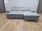 GRATIS LEVERING | Mooi Grijs Hoekbank met Slaapfunctie, Info@banxtel.nl, 3194DC, Verzenden, Hoekbank