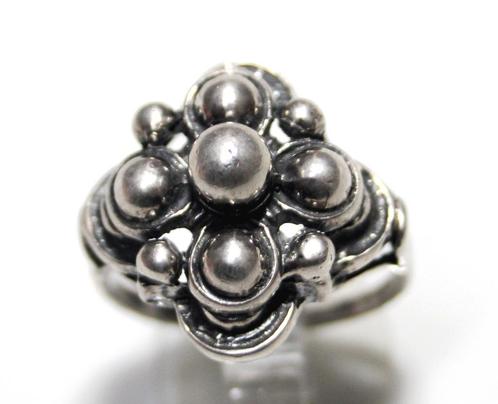 Schitterende Sterling Zilveren Neo Byzantijnse Ring, Sieraden, Tassen en Uiterlijk, Antieke sieraden, Ring, Zilver, Verzenden