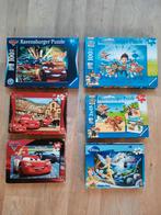 Puzzels van Cars, Paw Patrol en Peter Pan, Ophalen, 10 tot 50 stukjes, Gebruikt