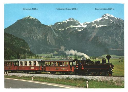 961172		Trein Zug	Tyrol	Zillertalbahn	Stoomlocomotief		 zie, Verzamelen, Spoorwegen en Tramwegen, Trein, Ophalen of Verzenden