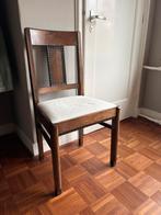 Twee vintage stoelen, Huis en Inrichting, Stoelen, Ophalen, Gebruikt, Twee, Bruin