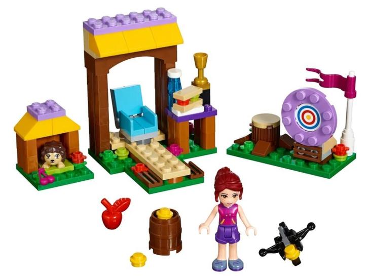 Lego Friends 41120 Avonturenkamp boogschieten, Kinderen en Baby's, Speelgoed | Duplo en Lego, Zo goed als nieuw, Lego, Complete set