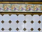 Art Nouveau Lambrisering 1900 ( Legklaar ), Gebruikt, Minder dan 20 cm, Wandtegels, Keramiek