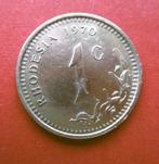 Rhodesië 1 cent, 1970, Ophalen of Verzenden, Overige landen, Losse munt
