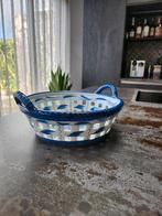 Fruitmand / fruitschaal Makkum, Ophalen, Porselein of Keramiek, Mand, Rond