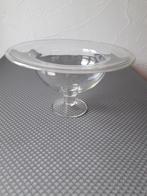 Glazen schaal, Schaal, Rond, Ophalen of Verzenden, Glas