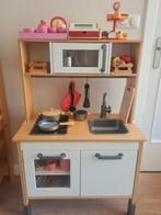Ikea duktig keukentje met veel keukenspullen, Ophalen, Gebruikt, Hout
