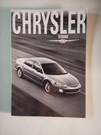 Chrijsler [ Chrysler ] Sebring 2 / 2001 28 pag., Verzenden, Zo goed als nieuw, Overige merken