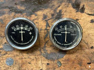 Vintage Joseph Lucas Ampèremeters - Birmingham, Engeland beschikbaar voor biedingen
