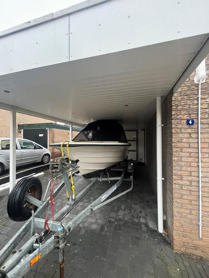 Draco 1700 L + trailer, Watersport en Boten, Speedboten, Zo goed als nieuw, 6 meter of meer, Benzine, 200 pk of meer, Polyester