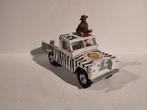 Corgi Toys GS 8 Land Rover Series Lions of Longleat + Figuur, Ophalen of Verzenden, Gebruikt, Auto, Corgi