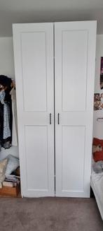 Pax kast 100 x 229 met Grimo deuren, Ophalen, 50 tot 75 cm, 50 tot 100 cm, 200 cm of meer