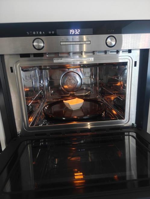 Inventum combi oven, Witgoed en Apparatuur, Ovens, Zo goed als nieuw, Oven, 45 tot 60 cm, 45 tot 60 cm, Stoom, Ophalen of Verzenden