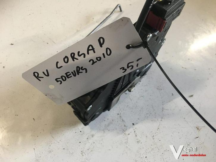 Opel Corsa D  5drs  2010 Binnenslot Rechtsvoor, Auto-onderdelen, Carrosserie en Plaatwerk, Gebruikt, Ophalen of Verzenden