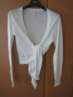 Zeer verfijnd wit gebreid bindvestje CLOSED XL snazzeys, Kleding | Dames, Verzenden, Maat 46/48 (XL) of groter, Nieuw, Wit