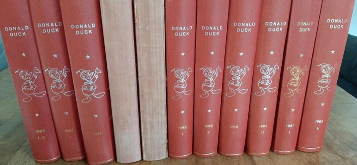 Ingebonden verzameling Donald Duck., Boeken, Stripboeken, Gelezen, Complete serie of reeks, Ophalen of Verzenden
