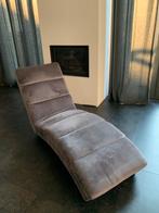 Moderne Ligfauteuil Seaham , donkergrijs ( fluweel), Ophalen, Gebruikt, Eenpersoons, Minder dan 150 cm